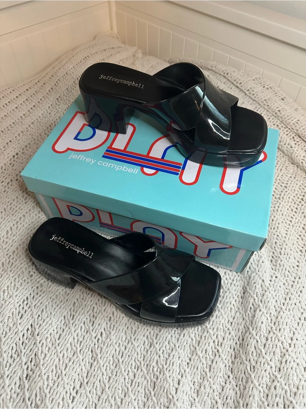 Jeffery Campbell Bubblegum Platform Sandals